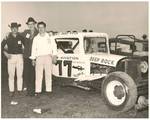 Bob's car #77 in black and white